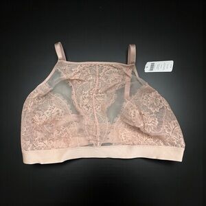 Soma Lace Bandeau in Soft Pink